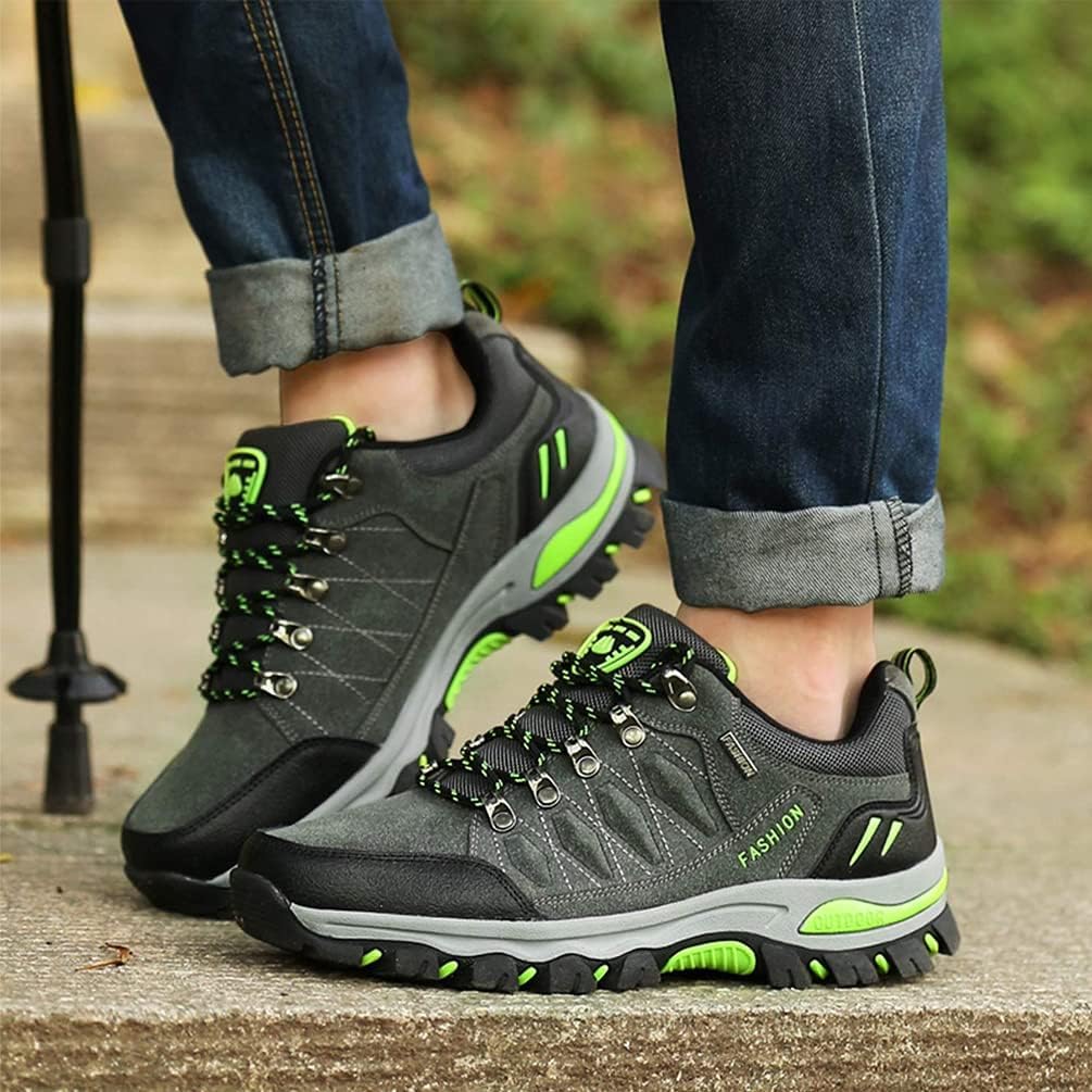 Chaussures de Randonnée Escalade pour Homme Femme Chaussures de Randonnée en Plein Air Imperméable Antidérapant Bottes de Trekking Promenades Voyages Sneakers (Wan-D22, 40EU)