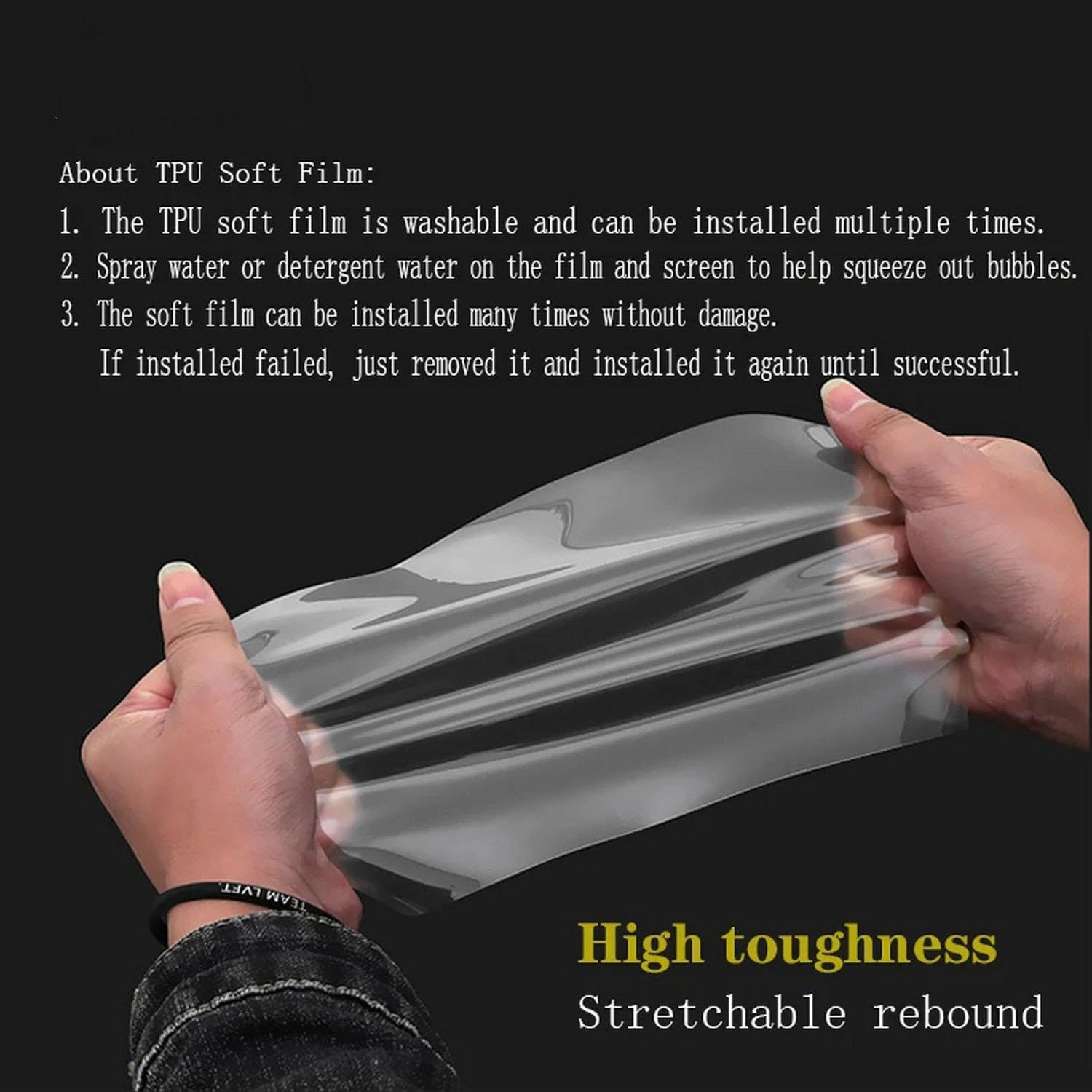 Car Exterior Car Window Pillar Anti-Scratch TPU Protective Film Anti-Scratch Repair Film，for Land Range Rover Sport 2019-2023, Transparent