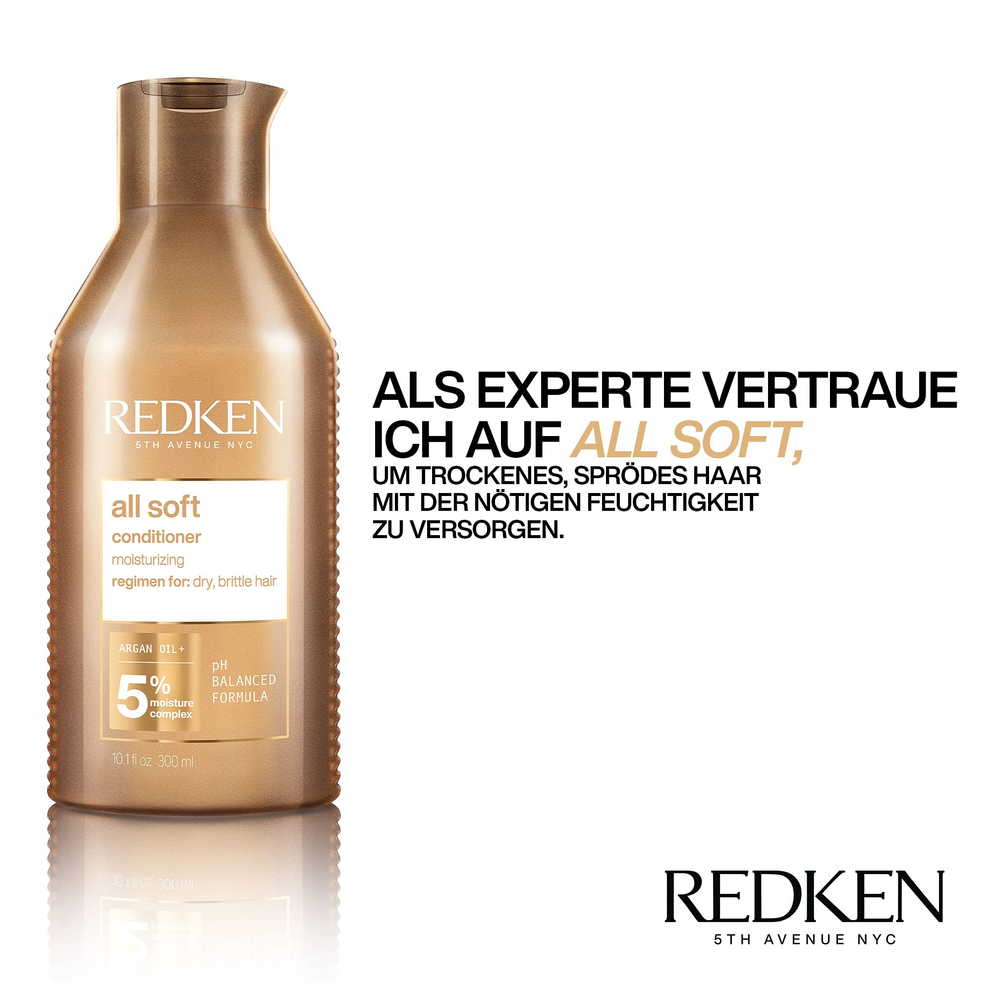 Redken All Soft Pflegeset: Feuchtigkeitsspendendes Shampoo & Spülung Set