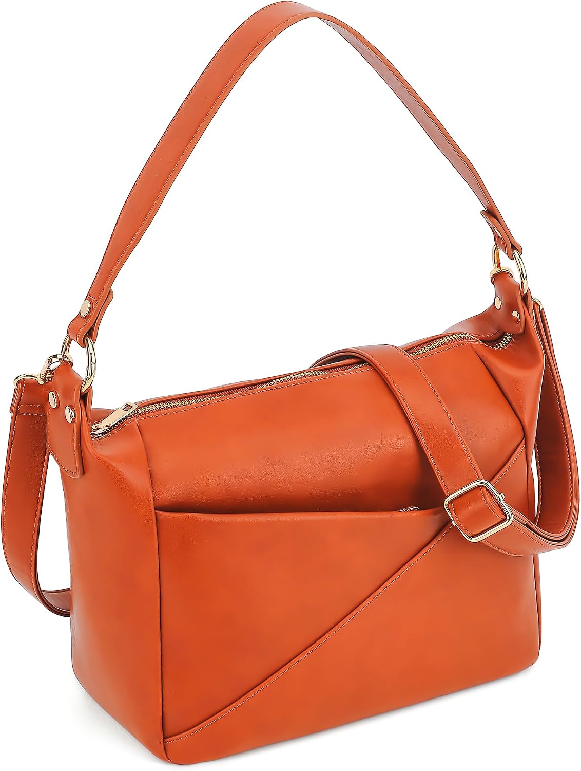 KOGTLA Crossbody Purses for Women with Adjustable Strap, Ladies Medium Vegan Leather Shoulder Bags, Hobo Handbags