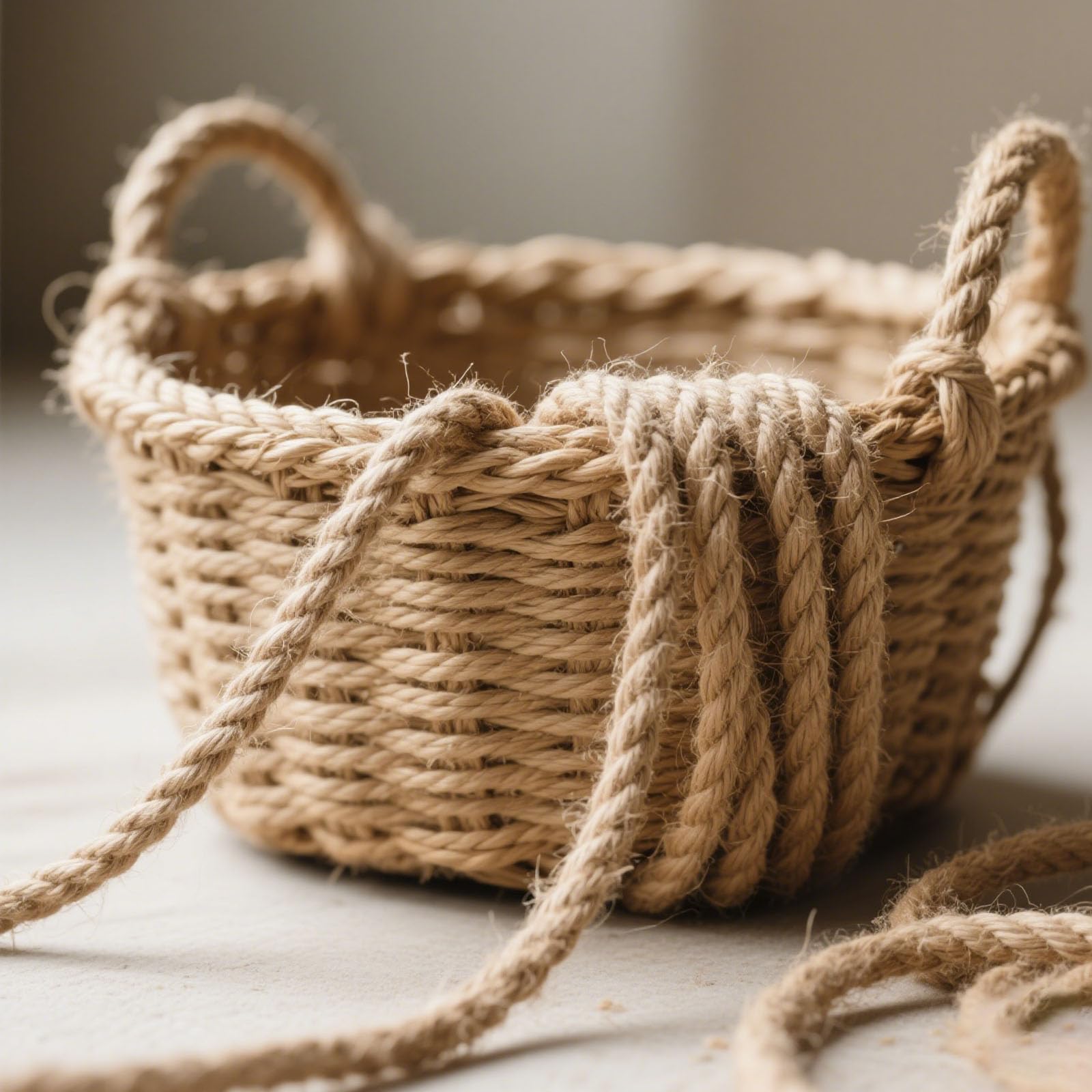 HAKZEON Corde de Jute Naturelle de 8 mm x 50 m, 4 Plis Ficelles, Corde de Chanvre Solide pour Jardinage, Camping, Décoration, Regroupement