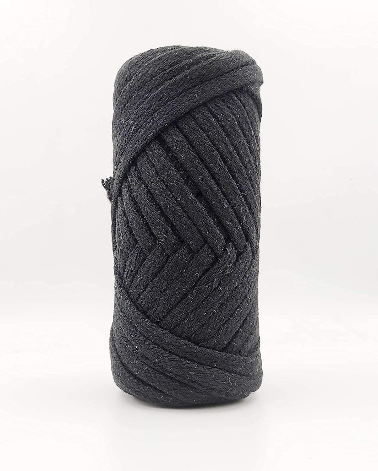 Bobbiny | Nada Flat Dori Strings (25 Meters) 100% Pure Cotton Strings for Ethnic Indian Dresses, Pajama, Lehenga, Saree,Petticoat, salwars, Patiala, chudidars (Black Flat)