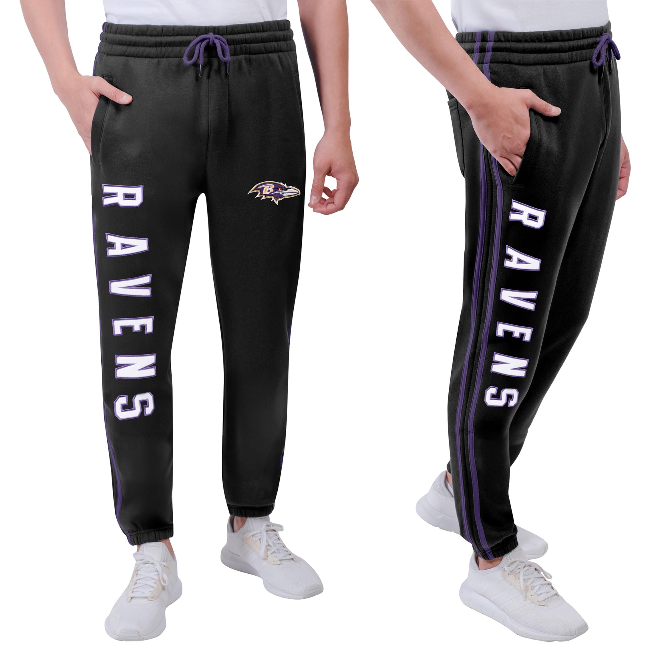 Ultra Game Adults NFL Official Active Super Soft Fleece Game Day Jogger Sweatpants