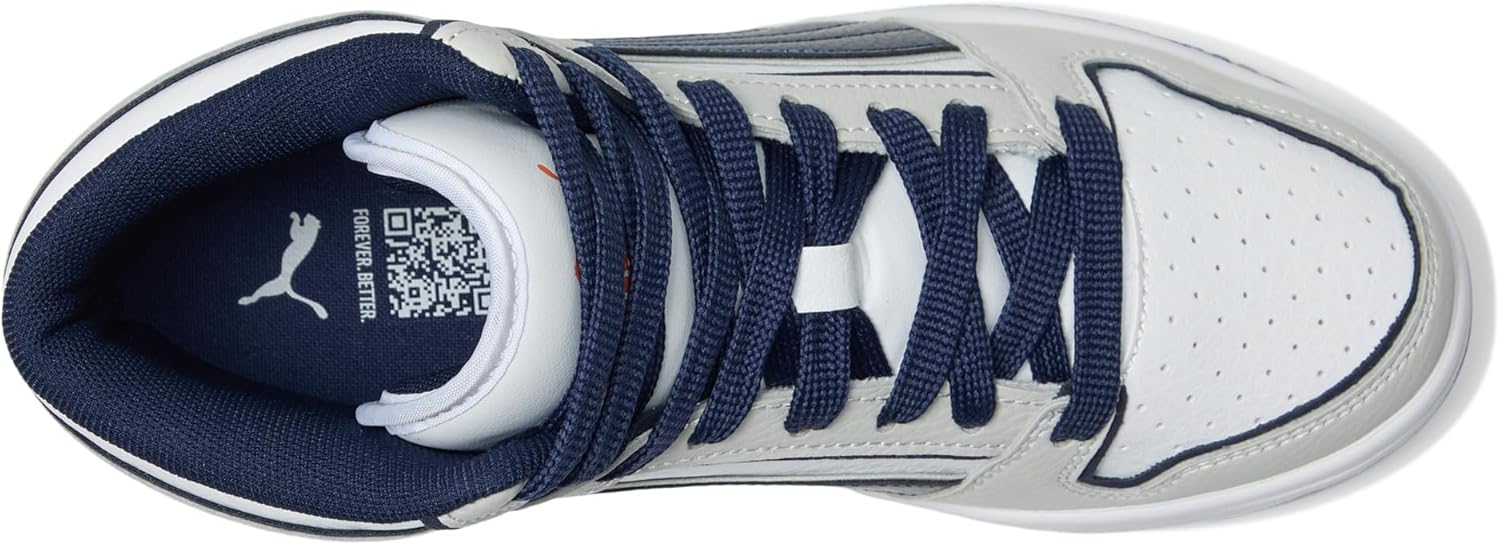 PUMA Kids Boys Rebound Layup Lace Up Sneakers Shoes Casual - Black - Image 2