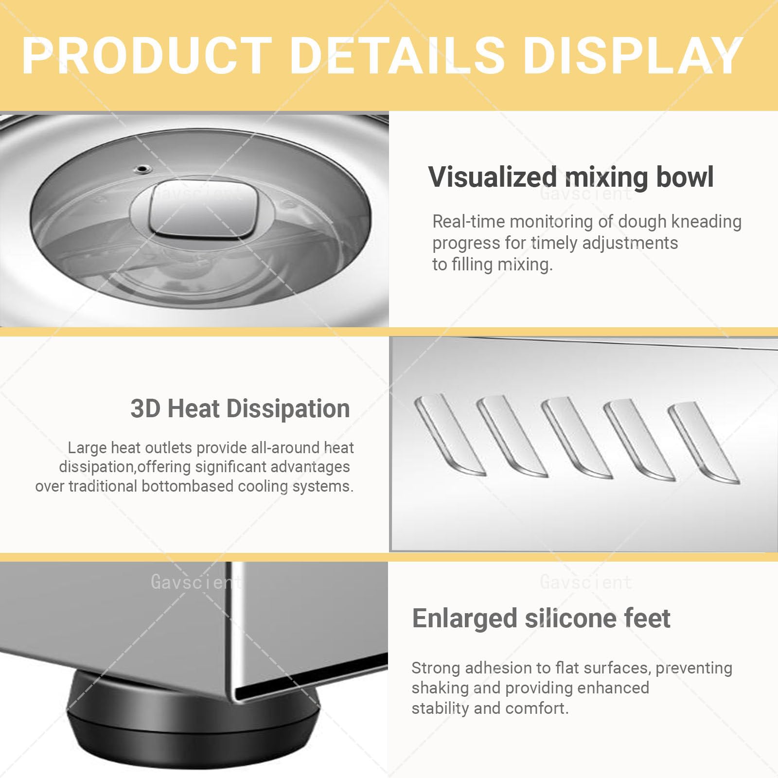 Impastatrice Commerciale con Doppia Rotazione Impastatrice, Ciotola in Acciaio Inox, Timer, Design Elettrico Spirale per Ristorante Panetteria Pizzeria
