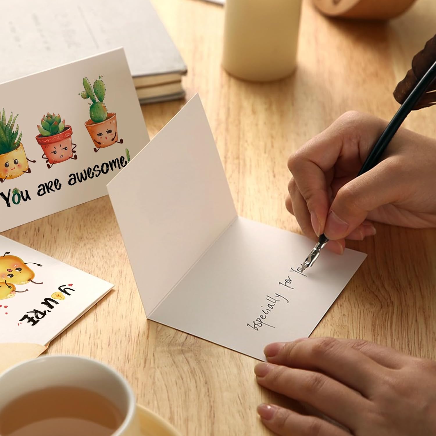 48 Funny Pun Thank You Cards with Envelopes And Stickers, Bulk Boxed Set Thank You Cards, 4 x 6 in,Thank You Note Cards for Wedding, Bridal & Baby Shower, Business, Graduation - Image 5