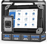 TOPDON Phoenix Lite 3 OBD2 Scanner: 2025 Upgraded Bidirectional Tool w/ CAN-FD, ECU Coding, 35+ Resets, Topology Mapping, FCA AutoAuth