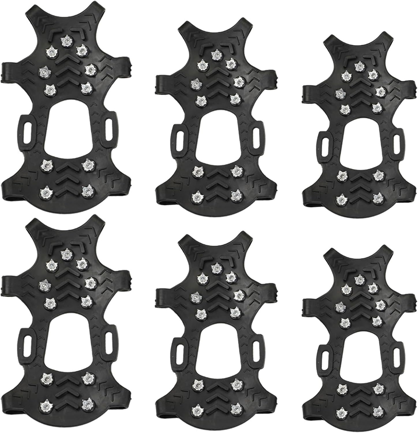 11 Teeth Ice Snow Grip Antislip Traction Cleats for Shoes Skiing Climbing Ice Snow Shoe Spikes Grip