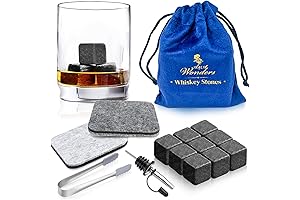 Premium Whiskey Stones: Experience Unforgettable Chilling with These Premium 100% Natural Granite Whiskey Stones