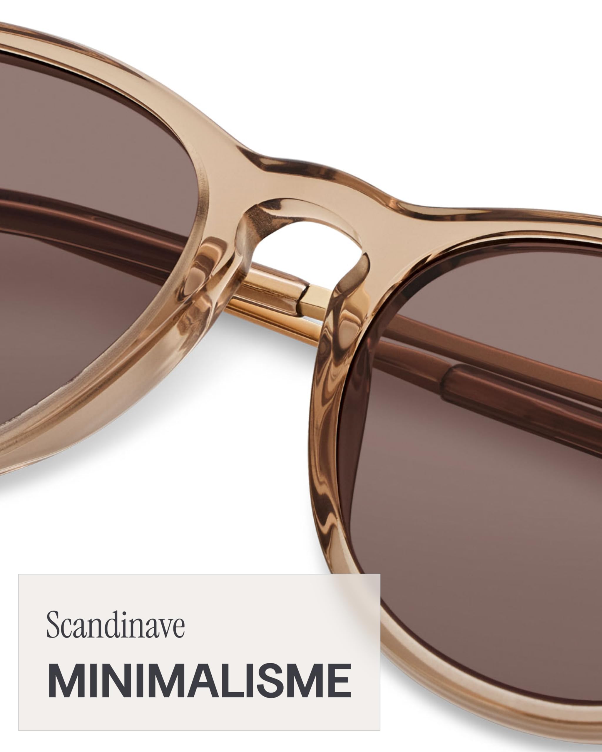Kapten & Son Lunettes de soleil Rome | Lunettes de soleil pour homme et femme avec protection solaire et protection UV | Verres ronds élégants | Lunettes de soleil unisexes