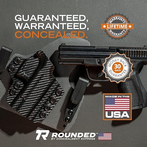 Miniatura 7 de Concealment Express OWB Belt Loop KYDEX Holster fits 1911 3.5" Officer (NR) (Non-Sig)