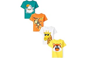 Toddler Boys Short Sleeve Graphic T-Shirt (4-Pack)