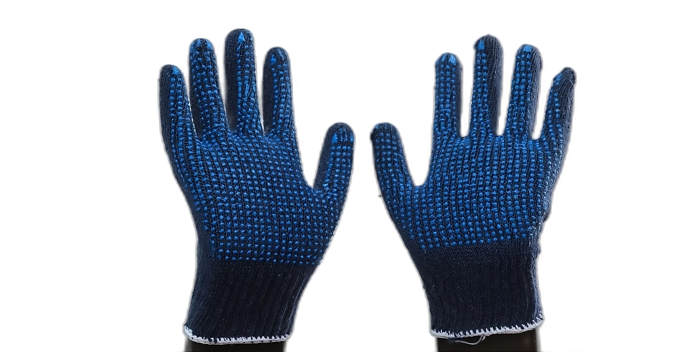 SAFEGRIP Heavy Duty | Reusable Industrial Safety Cotton Dotted Hand Gloves, Blue Dotted Hand Gloves for Garden, Industrial, Farming work Men & Women - 12 Pairs. (B0BM5KWQVP) Amazon Price History, Amazon Price Tracker