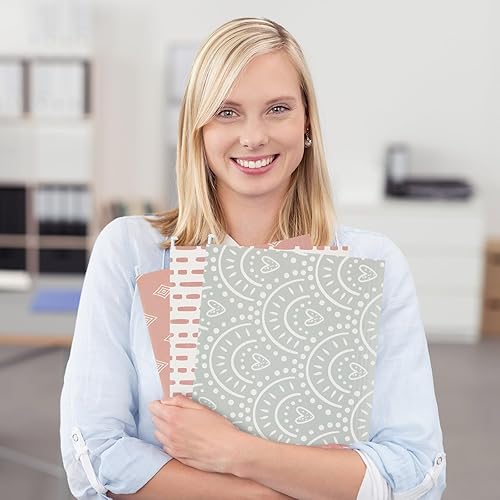 Miniatura 3 de 30 carpetas colgantes bohemias, tamaño carta, carpeta colgante con pestañas ajustables, carpetas surtidas para oficina, gabinete, hogar, cajón,