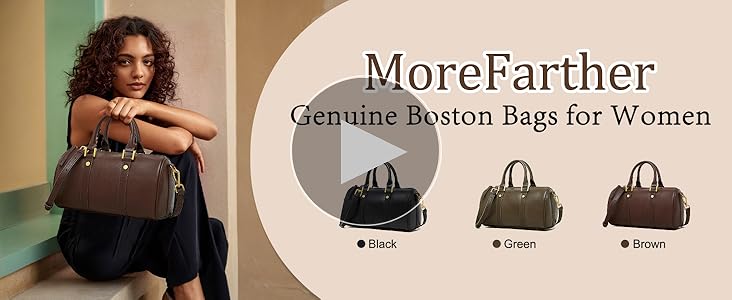 バッグ Leather Boston Bag with Soup Acce Leather Boston Bag with Soup Acce