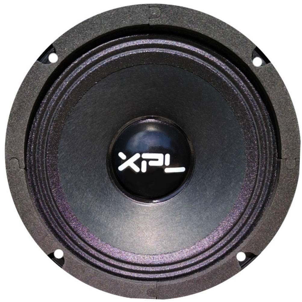 XPL 1 MIDWOOFER XW06-403 XW06 403 altoparlante diffusore medio basso 16,50 cm 165 mm 6,5" 100 watt rms 200 watt max 4 ohm 97 db auto nero, 1 pezzo + 3 adesivi omaggio