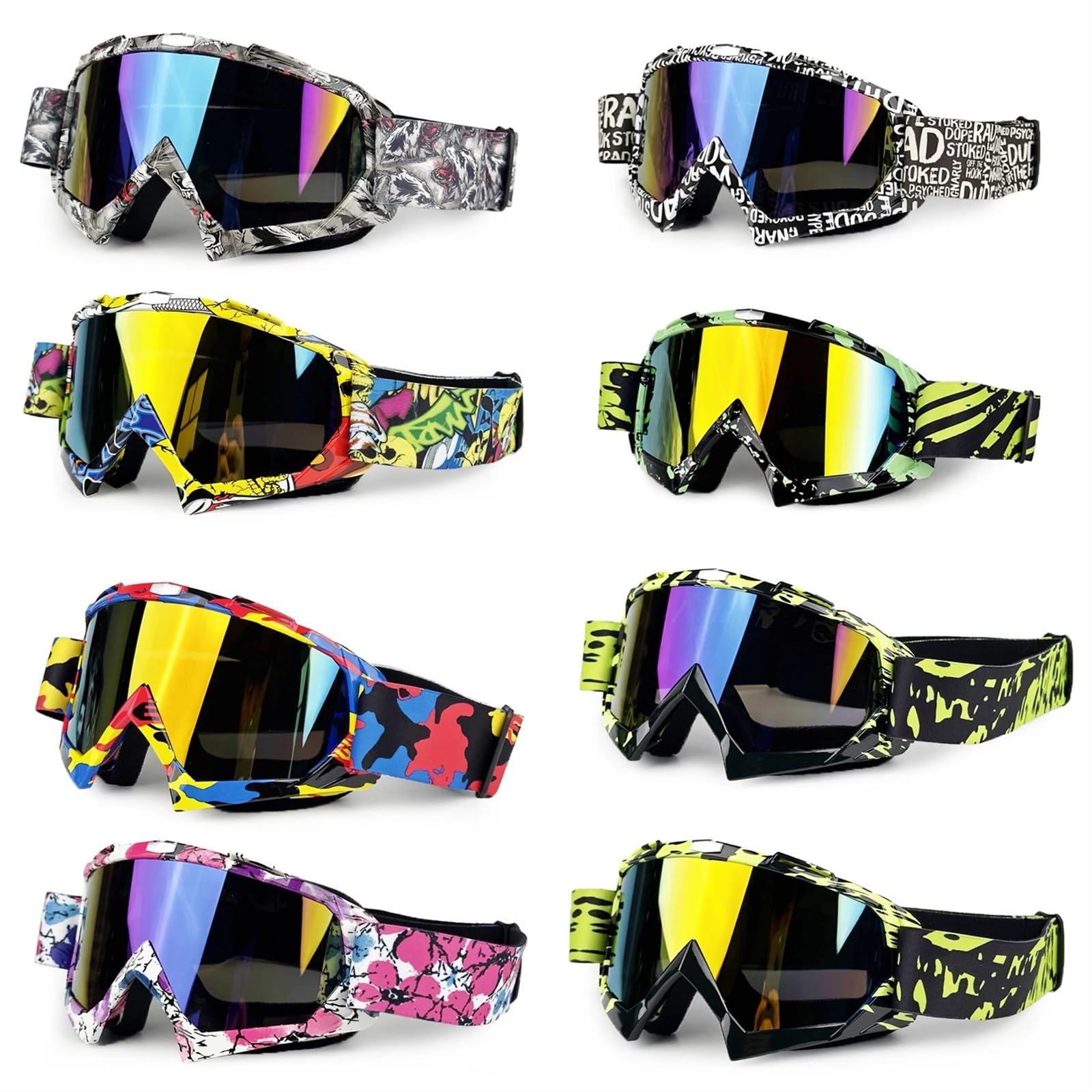 Più nuovo Moto Occhiali Per Gli Uomini Motocross Occhiali Da Sole Sicurezza Protettiva MX Visione Notturna Casco Occhiali Vintage Occhiali di Guida