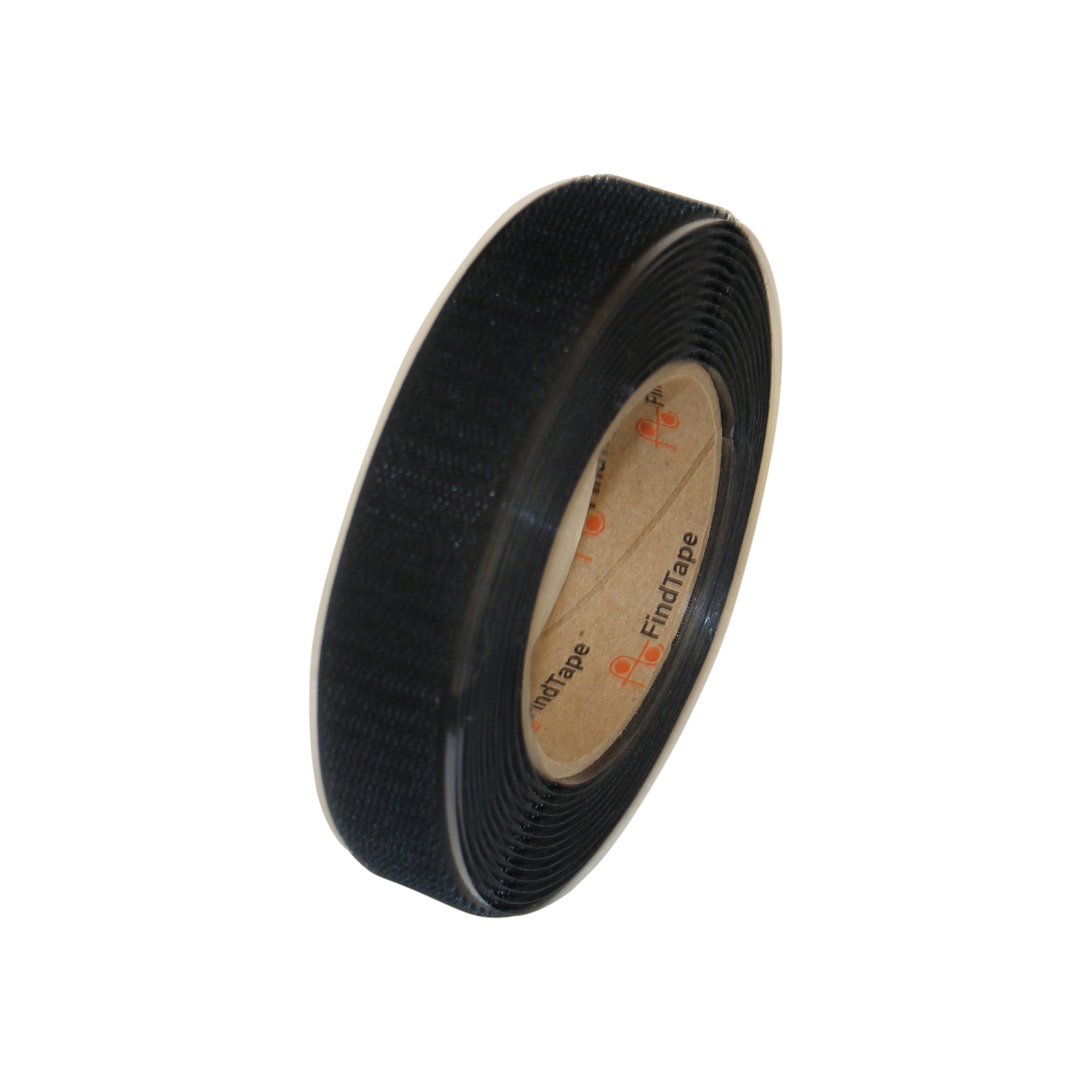 FindTape HL74-R/BLK115H HL74-R Adhesive-Backed Hook-Side Only Rolls: 1" x 15 ft., black