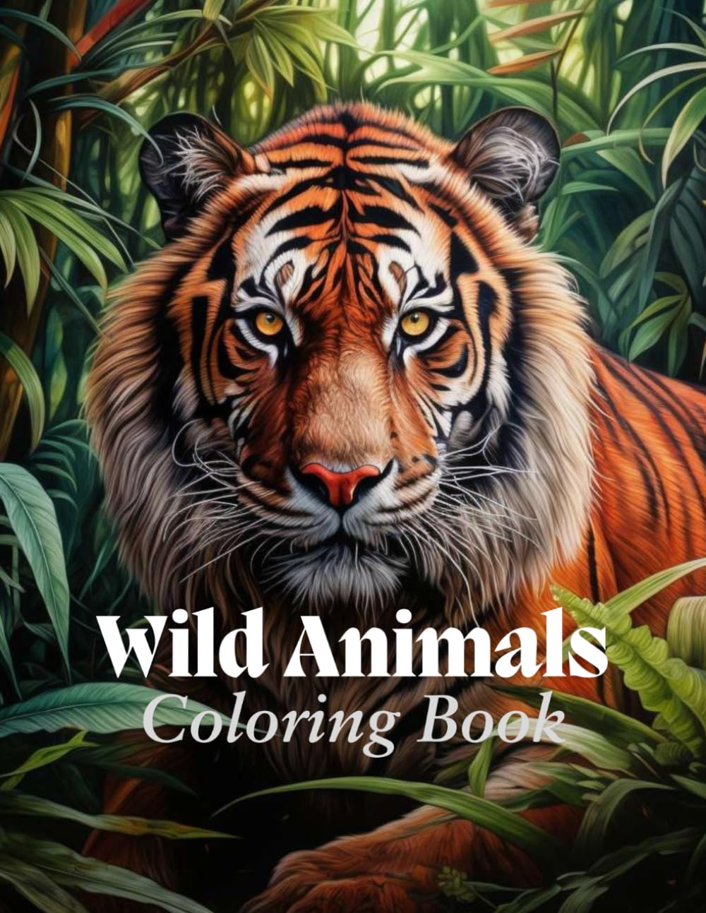 Wild Animals Coloring Book: Let the beauty of the animal kingdom inspire you—start your adventure today!