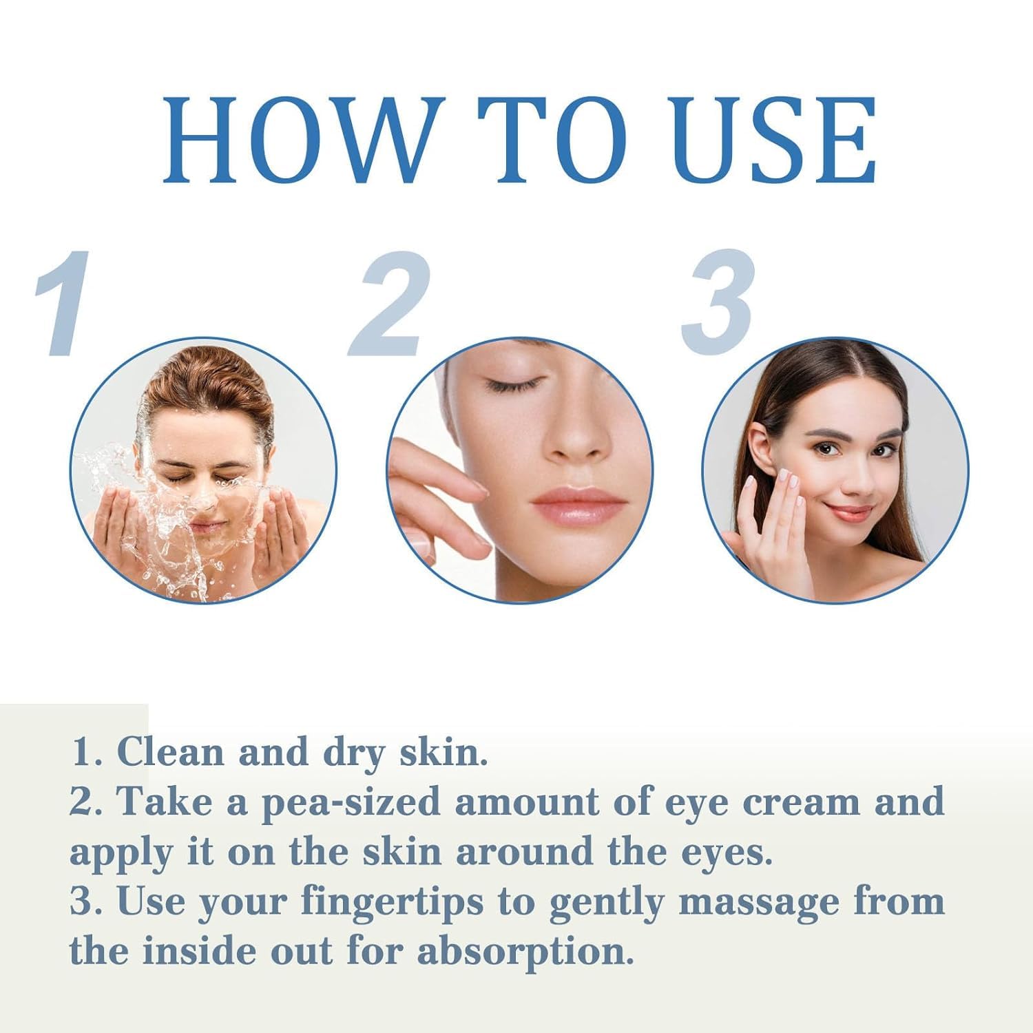Seurico Peptyd Depuffing Eye Serum, Peptyd Depuffing Eye Żel, Lifts Firming Anti-Wrinkle Eye Tightener, nawilżający krem do oczu, redukcja ciemnych kółek, torby pod oczami (5 szt.)