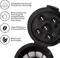Vista 2 de Perfect Pod Cafe Supreme - Taza de filtro de café reutilizable de una sola porción, compatible con cafetera Keurig K Supreme (Plus)