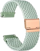 Ayadoo Nylon Braided Watch Band, Braided Quick Release Sport Strap with Adjustable Buckle for Men and Women, Width 16mm 17mm 18mm 19mm 20mm 21mm 22mm
