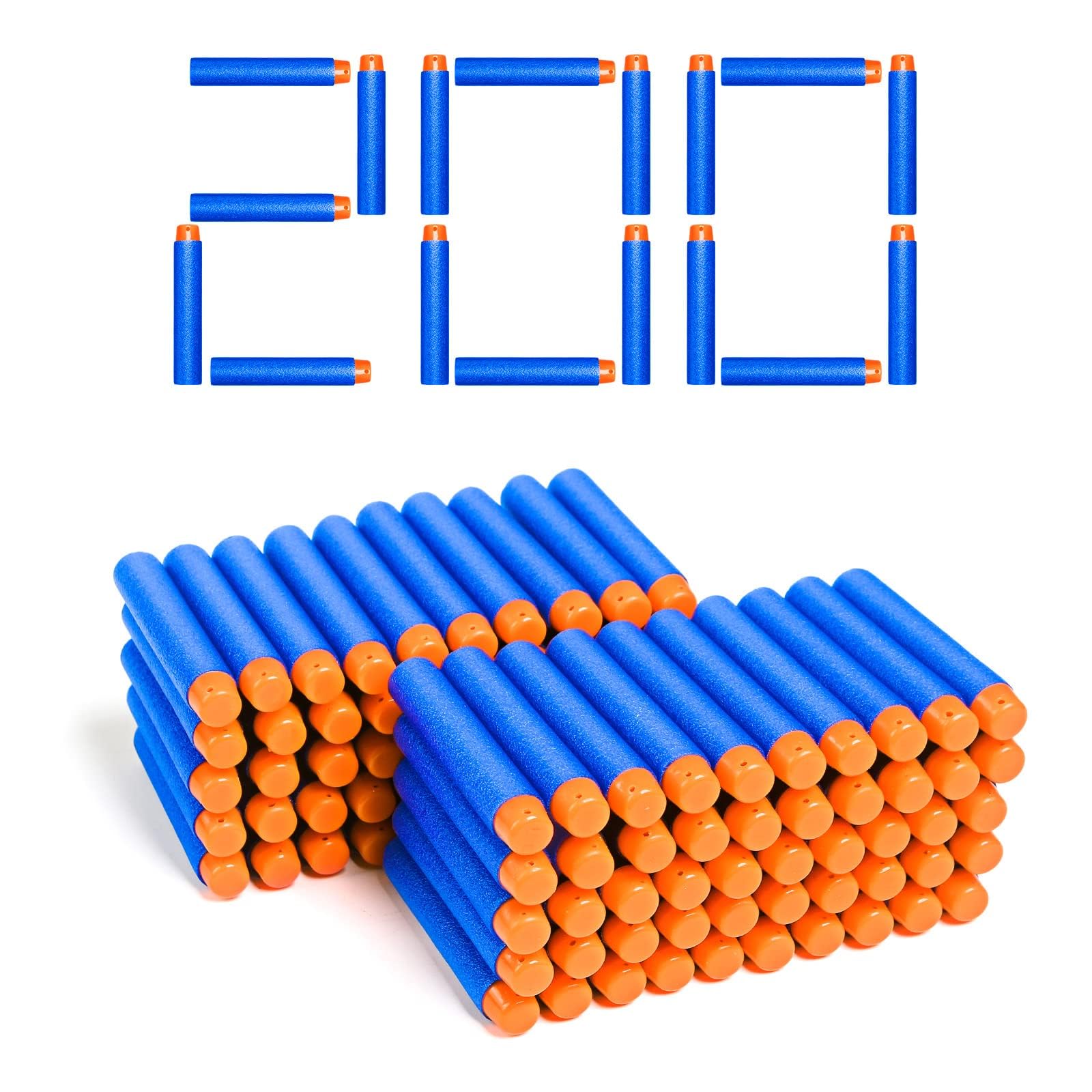 Dardi Proiettili,Munizioni Ricarica Compatibili Freccette,7.2cm Proiettili per Pistole Nerf Fortnite,per Pistola Nerf N Strike Elite Blaster Ricambio Munizioni Ricarica