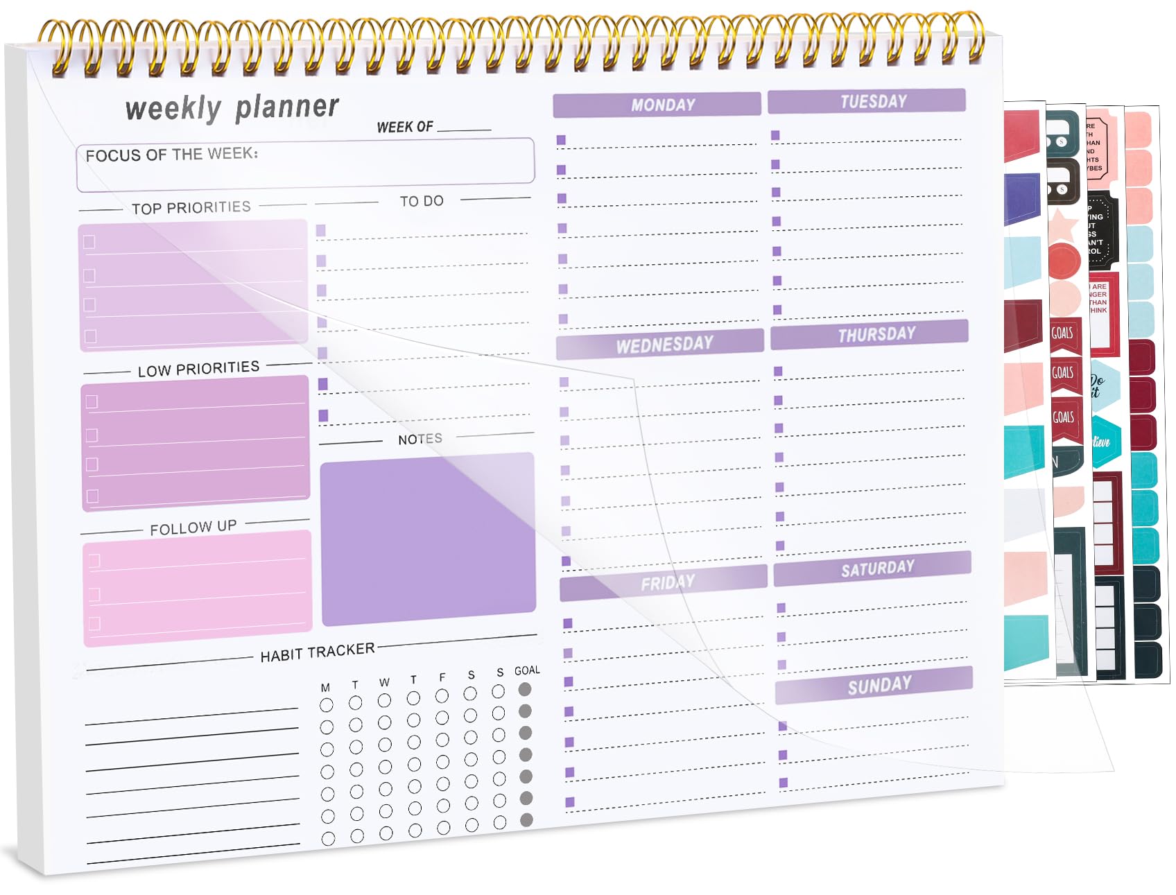Weekly Planner To Do List Pad