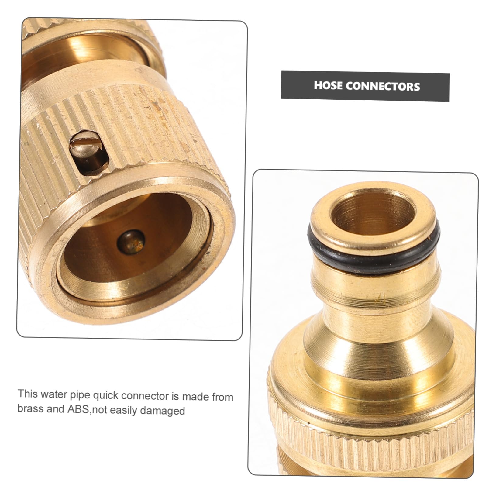 Luxshiny 4paia Raccordo Rapido Per Tubo Da Giardino Connettore Facile Da Installare Per Irrigazione e Lavaggio Compatibile Con Tubo e Idropulitrice