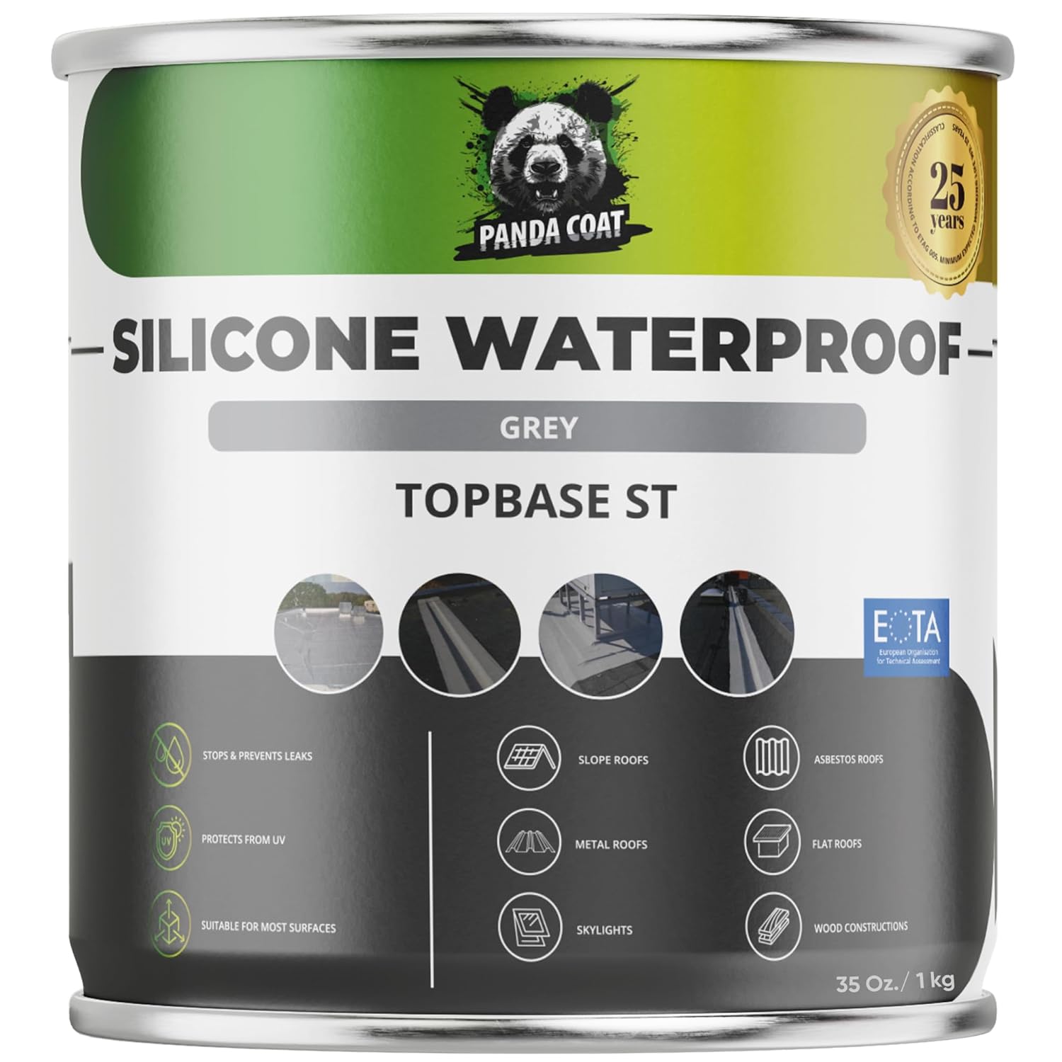 Waterproof Grey Roof Sealant | Universal Flat & Shed Roof Sealer | Fix ...
