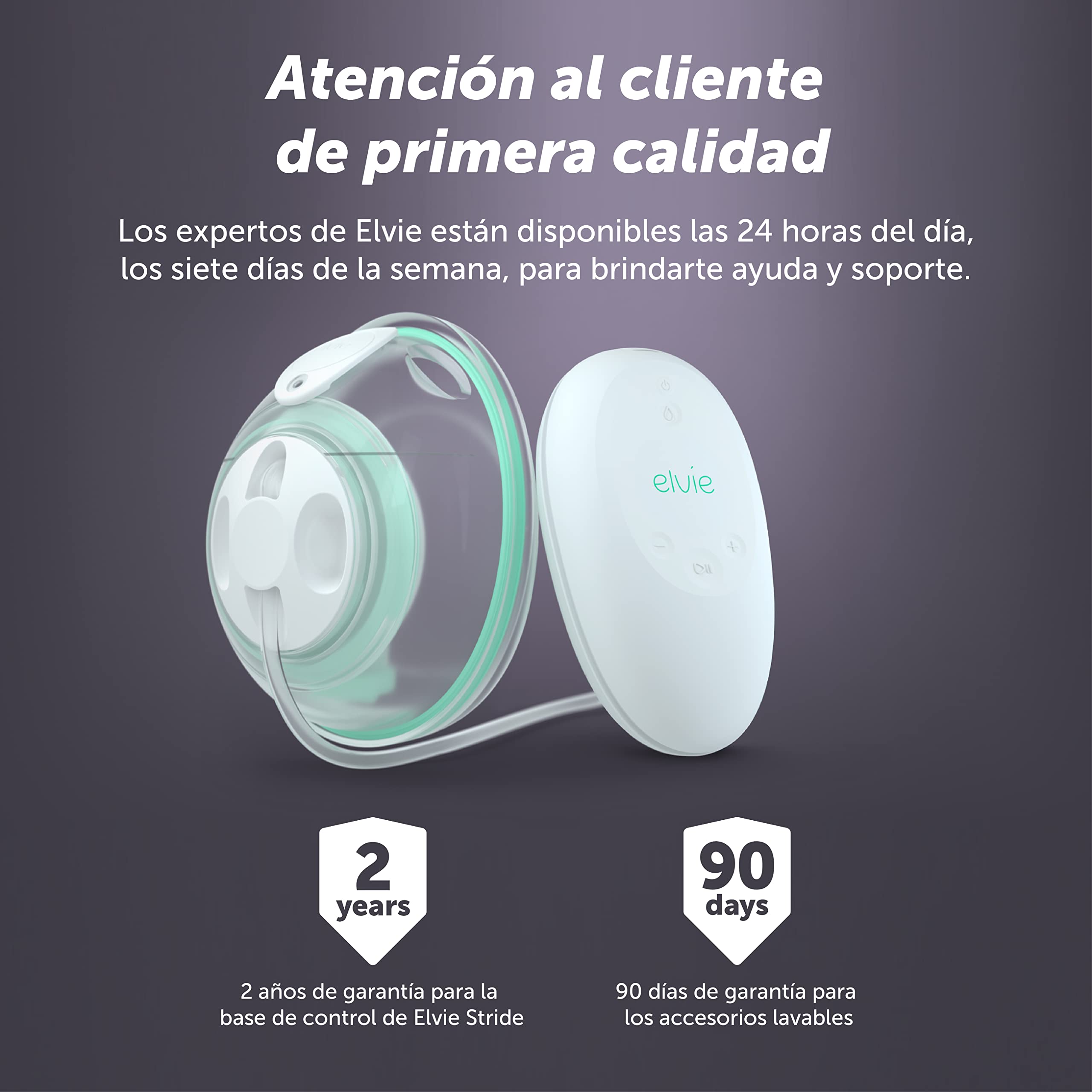 Elvie Stride 1 Individual – Sacaleches Eléctrico Manos Libres con Potencia de Grado Hospitalario – Extractor de Leche Materna Eléctrico Silencioso, Portátil, Recargable y sin BPA