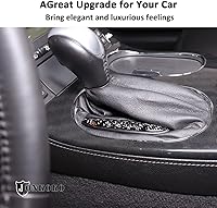 Vista 5 de Pegatinas de fibra de carbono suave para coche, indicador de cambio central para Chevrolet Corvette C6 2005-2013, calcomanías de ajuste de marco