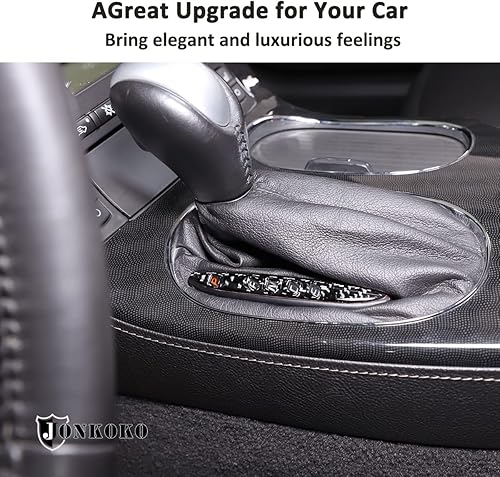 Miniatura 5 de Pegatinas de fibra de carbono suave para coche, indicador de cambio central para Chevrolet Corvette C6 2005-2013, calcomanías de ajuste de marco de