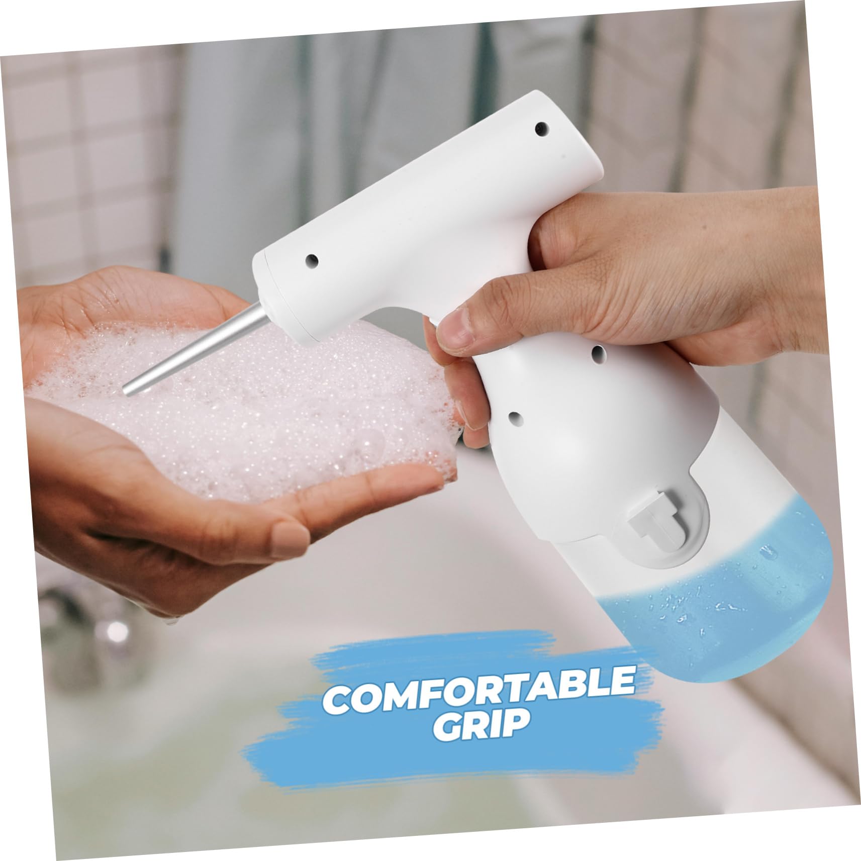 Ipetboom 3juegos Máquina De Espuma Eléctrica Para Limpiador Facial y Gel De Ducha Dispositivo De Burbujas Multifuncional Para Baño Herramienta De Limpieza y Estilosa