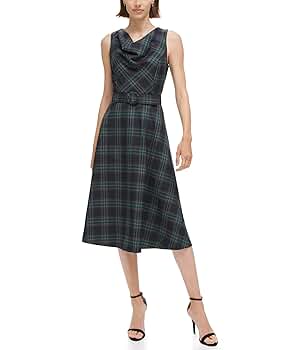 ハーリップトゥ　Lady Checkered Belted Midi Dress 3090049852057915_02_2314.jpeg