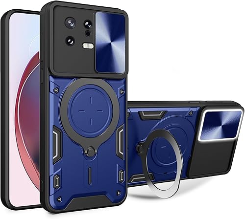 Miniatura 1 de Funda magnética compatible con Honor X7, soporte magnético para automóvil compatible con Honor Play 30 Plus Kickstand con funda deslizante para