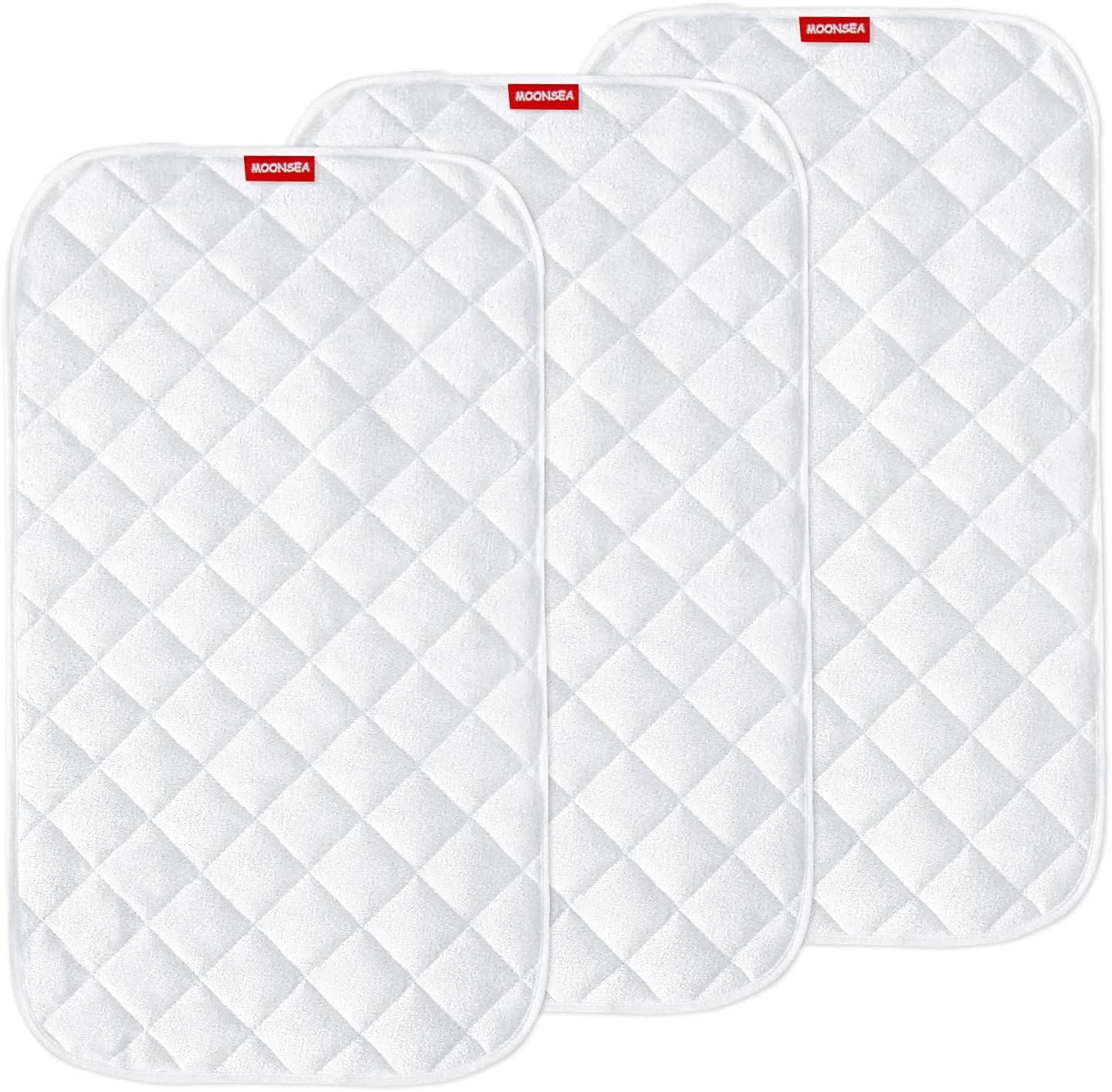 Changing Pad Liners 3 Pack, Waterproof Changing Table Cover, Viscose