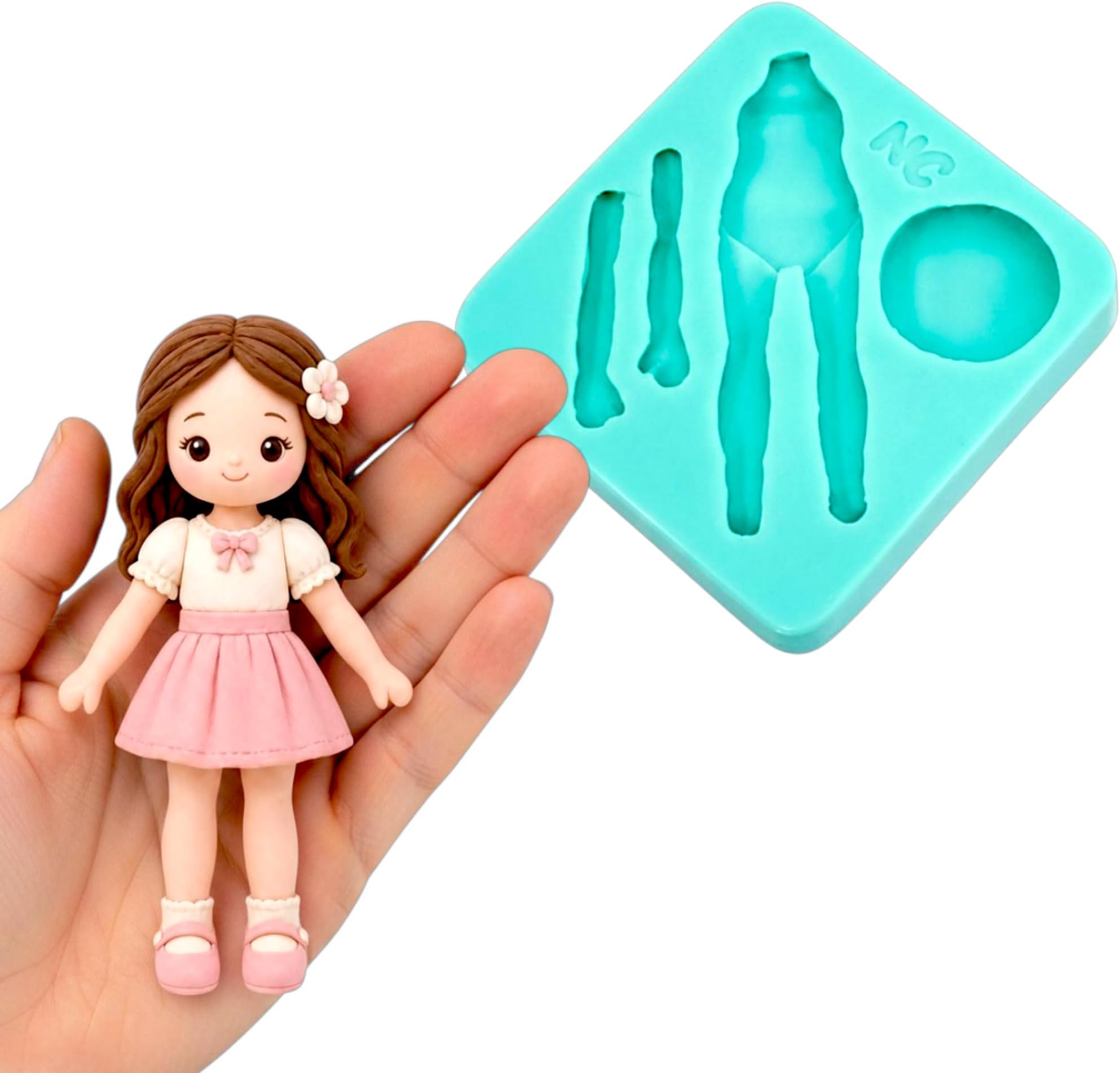Full Body doll mold Multi Project Silicone mold Doll making molds DIY dolls NC082