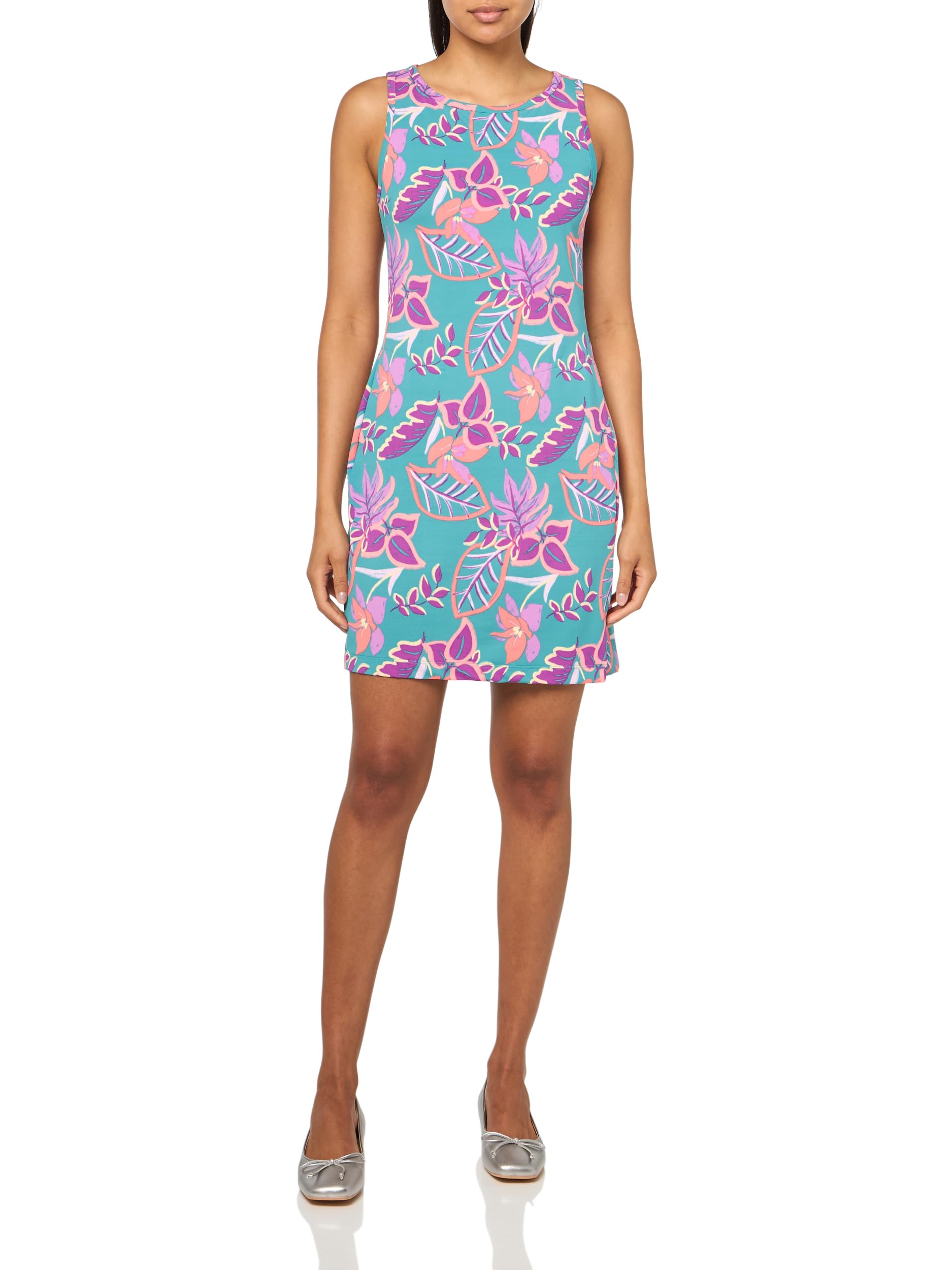 Columbia Women's Chill River Printed Dress, Razzle Pasteled, M