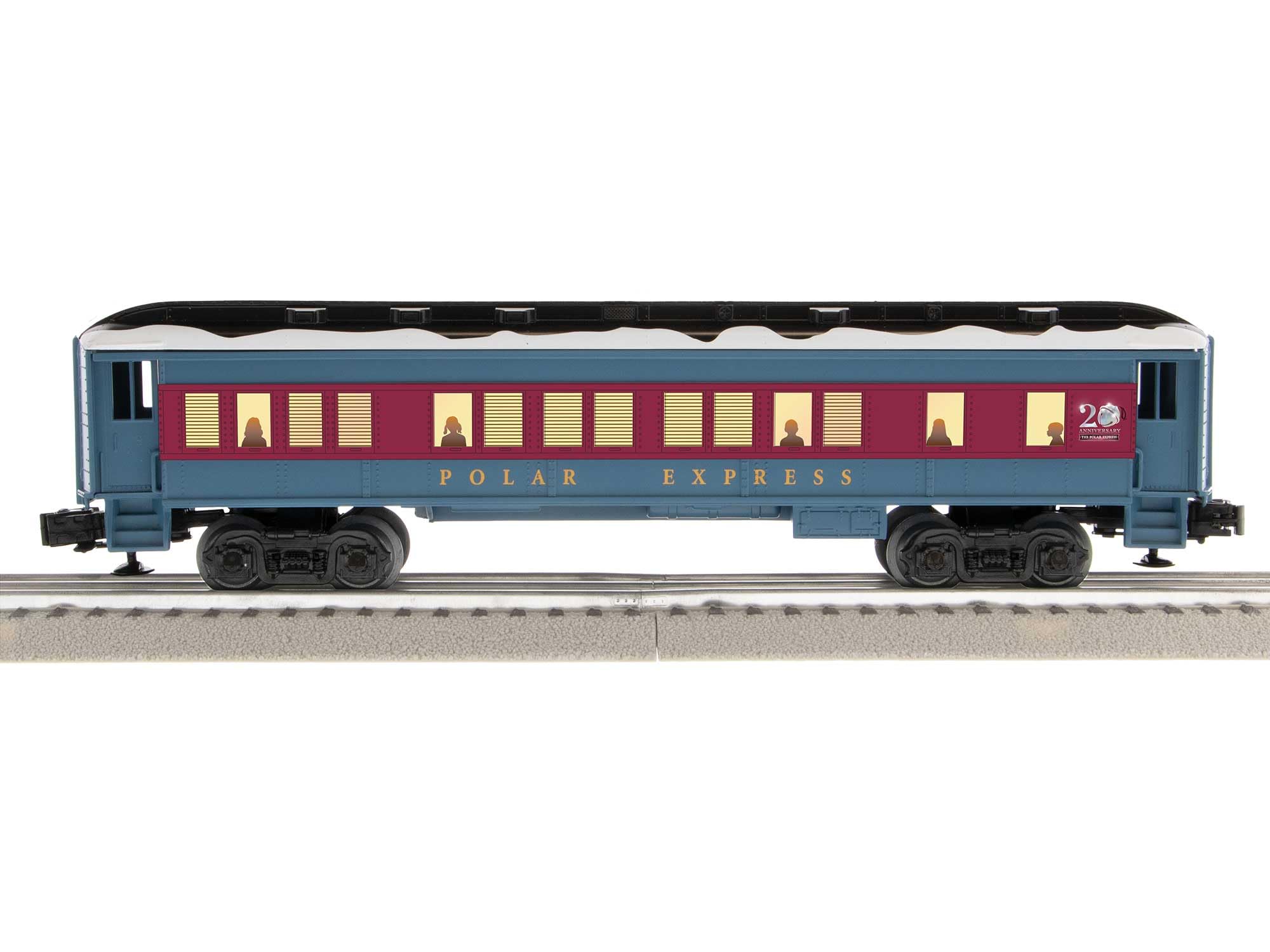 Lionel The Polar Express 20th Anniversary O Gauge Model Train Coach Car with White Roof - Image 5