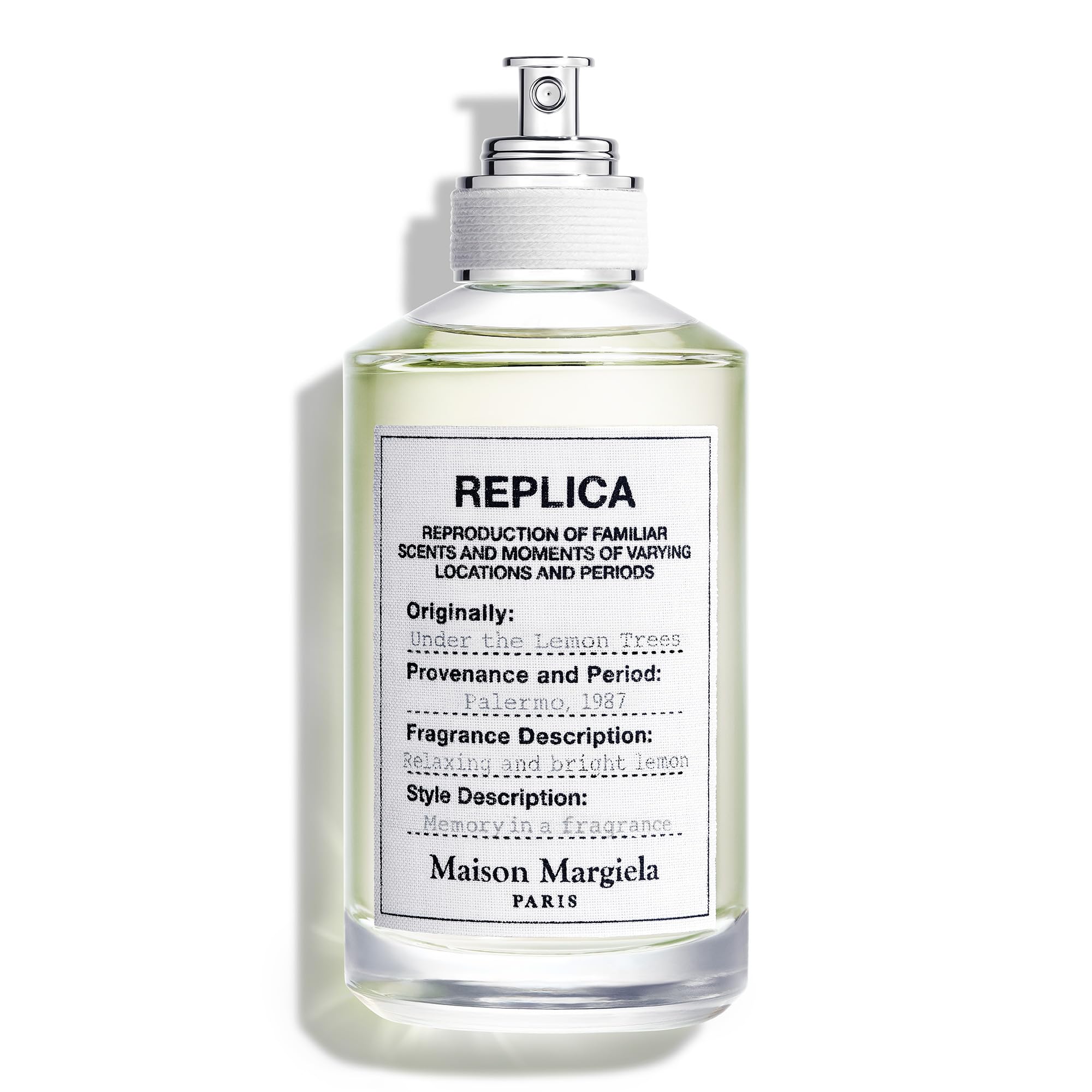 Maison Margiela - Replica - Under the Lemon Trees Eau de Toilette - Fresh Fragrance - With Kalamansi Lime, Coriander & Cedarwood - 3.4 Fl Oz