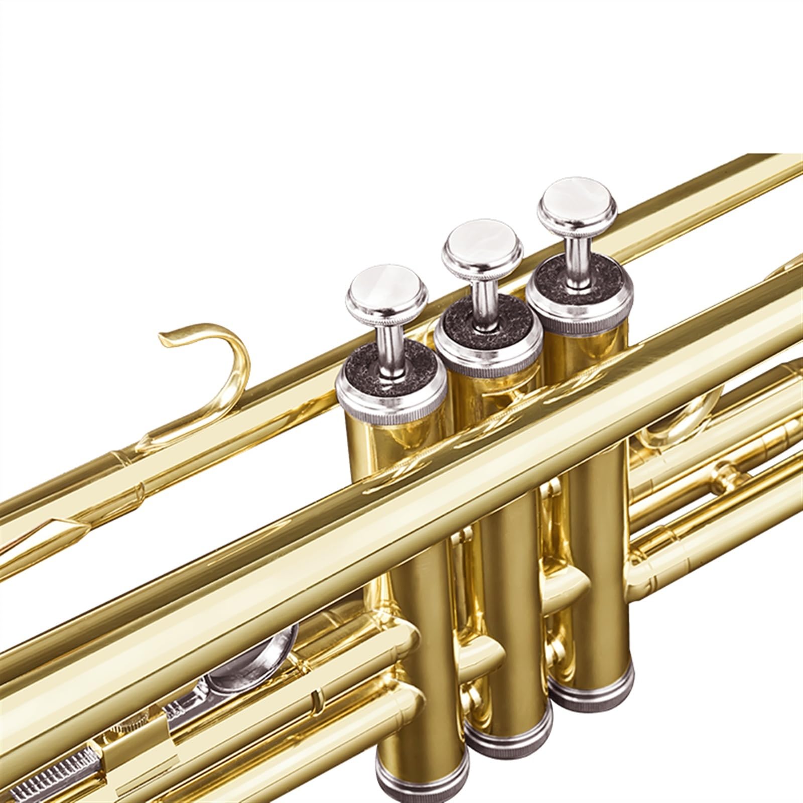 Standard Trompeten Trompeteninstrument B-Trompete Dreiton-Blasinstrument Anfänger Standard Messing Edelstahl