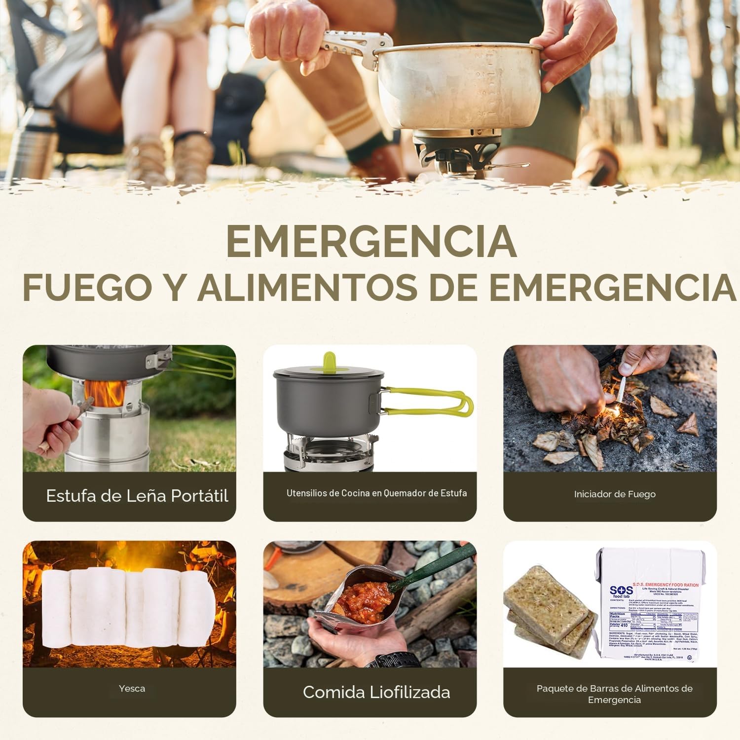 Kit de supervivencia de 72 horas | Bolsa de 45 litros | Equipo de supervivencia con primeros auxilios, filtro de agua, alimentos, herramientas | camping, senderismo, equipo de preparación al aire