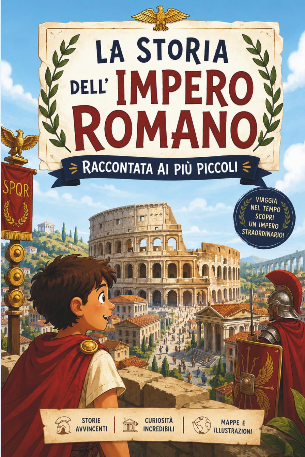 La Storia dell'Impero Romano raccontata ai più piccoli: Da Augusto alla caduta dell’Impero | Un viaggio straordinario alla scoperta di Roma e del suo ... Impero. Libro per Bambini dagli 8 ai 13 anni
