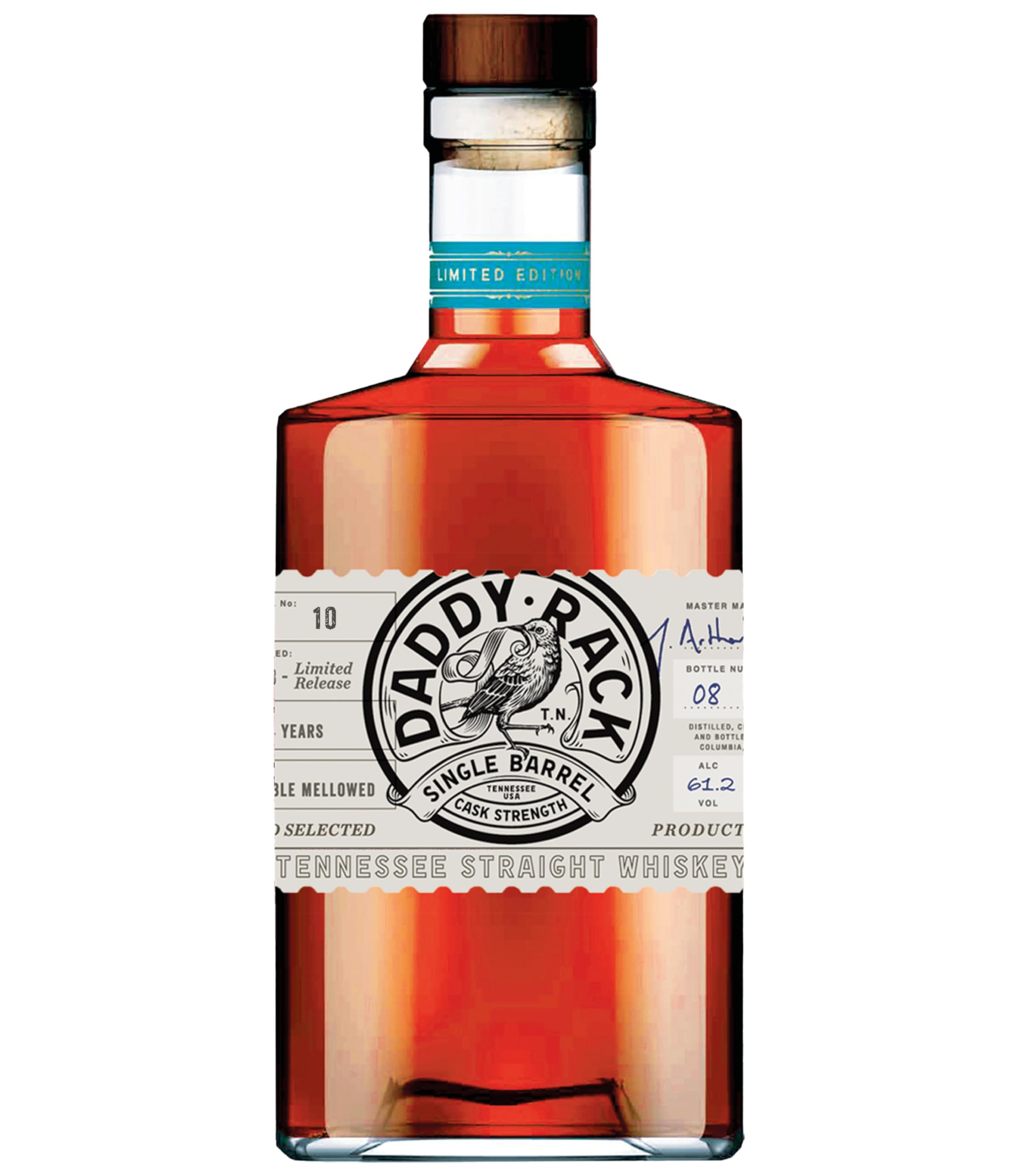 Daddy Rack - Single Barrel #10 Cask Strength Tennessee - 4 year old Whiskey