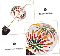 Vista 3 de GANAZONO Goblincore Decoración de la habitación Decoración de verano para niñas, carillón de viento japonés, campanillas de viento de vidrio