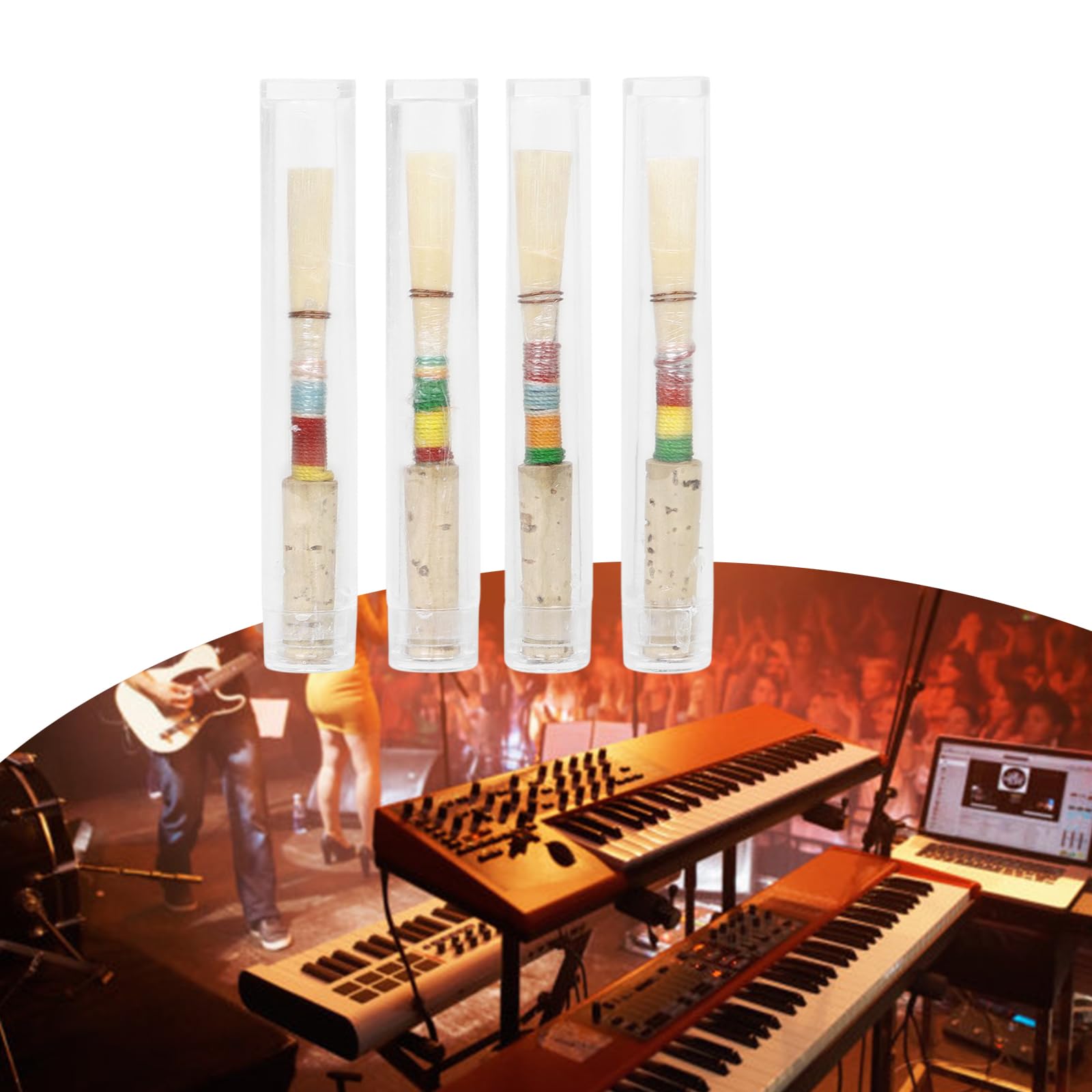 Soft Oboe Music Instrument Replacement Part With Protector Tube Mediums Strength Soft Oboe Part Handmade Oboe Accessory