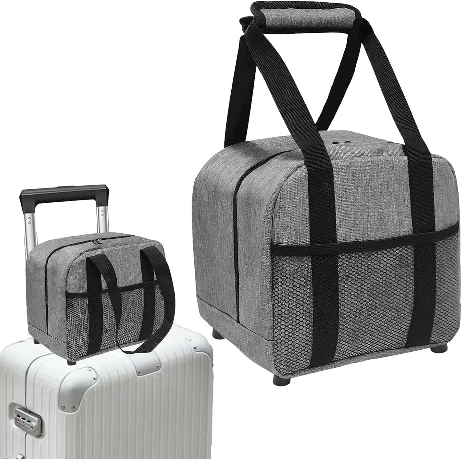 Single Ball Bowling Bag | Sports Equipment Organizer,Single Bowling Tote | for Towel Tape Wristband Wallet Keys Tournament Players Women Men Beginners Professionals Athletes Club Stadium
