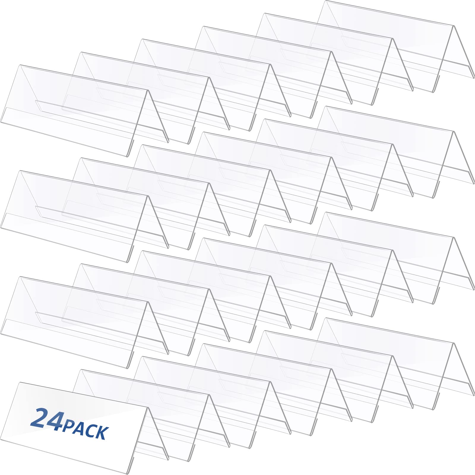 Buy 24 Pieces Name Plates for Desks Classroom Office Product Acrylic