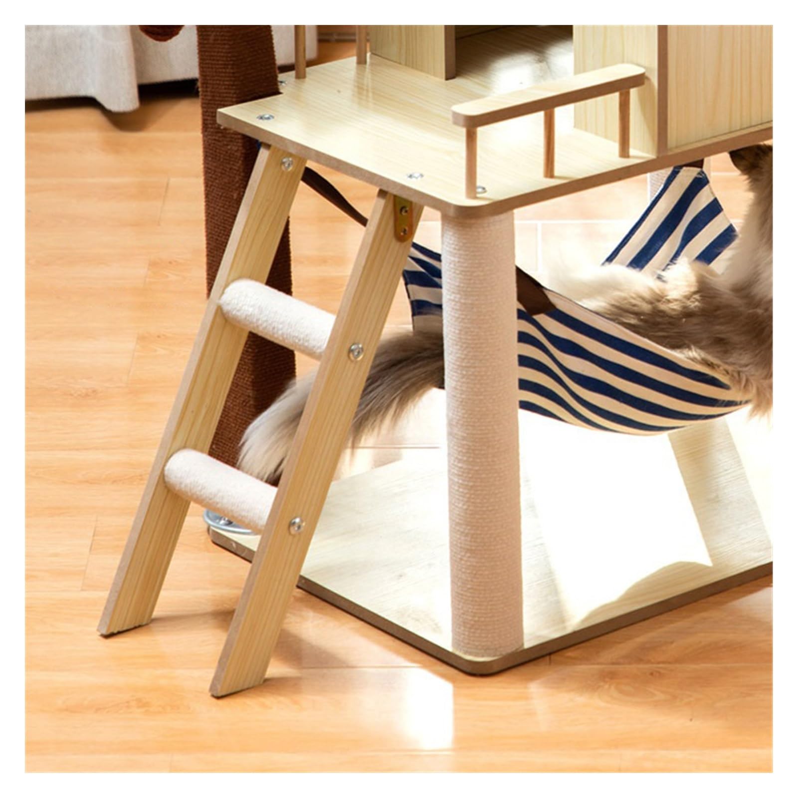 villa per gatti Struttura da arrampicata for gatti, lettiera for, albero for, gratta e vinci in sisal Per interni